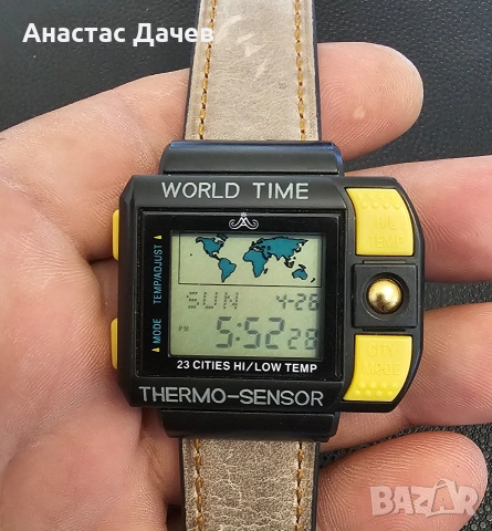 Винтидж часовник MEISTER ANKER - WORLD TIME -THERMO SENSOR