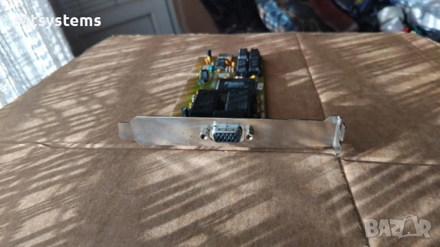 Видео карта TVGA Trident 9000B 9016x2/4 LT2 REV.B 16-bit 512KB ISA, снимка 2 - Видеокарти - 54017615