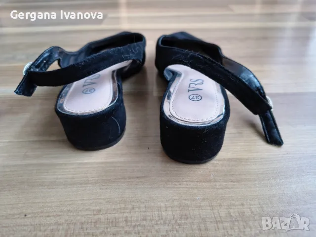 Елегантни велурени обувки, снимка 4 - Дамски обувки на ток - 49770089