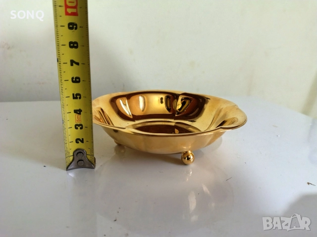 Стар Марков Немски Позлатен Съд 24К, снимка 6 - Антикварни и старинни предмети - 52510682