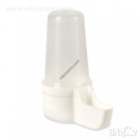 Поилка за Птици 60 мл. прозрачна антибактериална - Арт. №: 14085, снимка 1