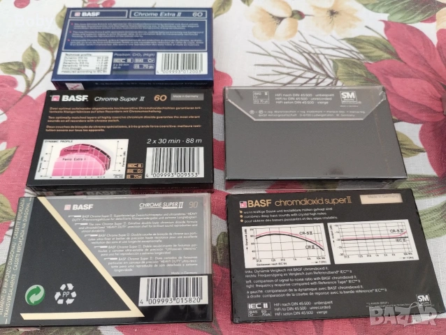 Нови аудио касети BASF, снимка 7 - Аудио касети - 53071477