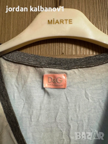 Подарявам - дамски бял потник D&G, снимка 2 - Потници - 54034996
