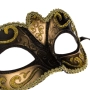 Хелоуин / Halloween дамска маска черна със златни детайли_1230860, снимка 2