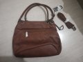Нова дамска чанта Daniele Donati, кафява, снимка 1