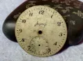ЦИФЕРБЛАТ от СТАР РУСКИ ДЖОБЕН ЧАСОВНИК МОЛНИЯ СДЕЛАНО в СССР МЪЛНИЯ 49659, снимка 1