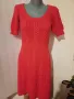 ПЛЕТЕНА ЧЕРВЕНА РОКЛЯ KENVELO - Размер М, снимка 4