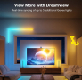 Govee Envisual TV LED Backlight T2 с двойни камери, 11,8 фута RGBIC Wi-Fi LED лентови светлини за 55, снимка 3