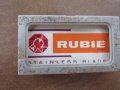 Кутийка с ножчета за бръснене RUBIE, снимка 1 - Други ценни предмети - 31990956