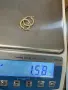 Златни обеци 1,58гр. 14к., снимка 2