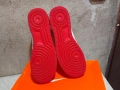 NIKE AIR FORCE 1 LOW '07 WHITE RED MIDSOLE нови естествена кожа #43 Uk 8.5 US-9.5 стелка 275 мм, снимка 2