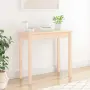 vidaXL Конзолна маса 80x40x75 см борово дърво масив, снимка 2