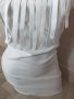 Елегантна бяла рокля с ресни - 25,00лв., снимка 11