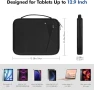 Чанта за таблет 12.9 инча с дръжка 3-слойна защита, снимка 2