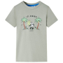 Детска тениска, светло каки, 116(SKU:11681, снимка 1 - Детски тениски и потници - 44802373