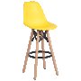 Бар стол Carmen 3079 - жълт, снимка 1 - Столове - 33731426