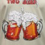 Нова мъжка тениска с трансферен печат Two Beer or not Two Beer, бири, алкохол, снимка 3