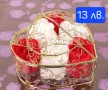 Кутийка сърце с ароматни рози, снимка 1