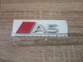 сребриста емблема Audi A5 нов стил, снимка 5