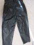 Н&M-7/8 дамски черен кожен панталон размер 38 UK 10, снимка 9