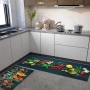 4585 Комплект 2 бр. кухненски килимчета от устойчив полиестер – Абсорбиращи и противоплъзгащи (40x60, снимка 6