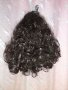 Опашка екстейшан / перука /тъмно кафяво до черна на масури , снимка 1 - Аксесоари за коса - 31790146
