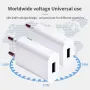 EU Plug 5V 1A USB зарядно за стена, USB адаптер за захранване с един порт за мобилен телефон, снимка 4