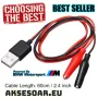 Нова тестова сонда преходник от USB към кабели със захващащи скоби тип „крокодил“ за мултицет кола, снимка 10