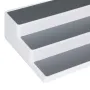 Поставка за подправки, 3 нива, Пластмасова, Бяло/ сиво, 36,5x24x8,5 см, снимка 2