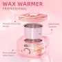 Нов Комплект за епилация Нагревател за восък + 500 грама зърна Кола маска, снимка 6