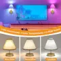 Смарт LED аплици 2 бр. акумулаторни с дистанционно, RGB, снимка 3