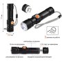 Фенер Cree BL-515, Li-ion 18650/USB, 1050 lumens, снимка 3