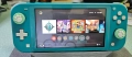 Конзола Nintendo Switch Lite 32 GB, карта 256 GB, тюркоазен цвят, хакната , снимка 1