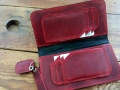 Ръчно изработен дамски кожен портфейл , снимка 4