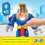  Супермен с екзо костюм като робот 30см със светлини и звуци Fisher Price Imaginext DC, снимка 2