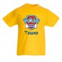 Детска тениска Пес Патрул Paw Patrol + име, снимка 1 - Детски тениски и потници - 34535026