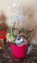 🌺 Ръчно изработени саксии с цветя от бебешки чорапки 🌼, снимка 8