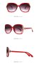Дамски Слънчеви Очила с декорация на рамката и UV Защита, Различни цветове, снимка 7