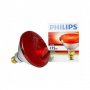 Инфрачервена Лампа Удароустойчива червена 100 и 175 W - Philips, снимка 2