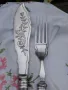 посребрени вилица и ножче за риба или масло 10 лв за брой, снимка 2
