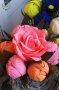 Бутикови ръчно изработени приказни цветя и лалета пълни с трюфели бонбони в красиви кашпи, снимка 6