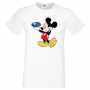 Мъжка тениска Mickey Mouse Subaru Подарък,Изненада,Рожден ден, снимка 1 - Тениски - 36577648