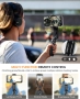 ESSAGER Gimbal трипод с подвижна запълваща светлина за iPhone ,Android, снимка 2