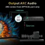 iArkPower 5 входа - 1 изход 4K@60Hz HDMI суич - аудио екстрактор с оптичен и 3,5 mm изход, снимка 7