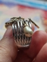 Марков сребърен пръстен с талисмани, снимка 4
