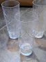 български стъклени чаши вода   20/1, снимка 1