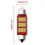 LED крушки 12V 6000K 12 SMD 2 броя с бяла светлина, снимка 2