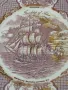 Винтидж Fair Winds ⛵ чиния за основно Staffordshire England Alfred Meakin 💥Има шупла в задната част, снимка 2