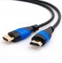 HDMI кабел (1080p 4K 3D High Speed with Ethernet ARC) - FLEX , снимка 1