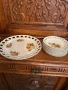 2 неупотребявани десертни сервиза от стар български порцелан, снимка 2